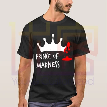 Naujausias 2021 m. Vasarą Prince Of Madness Logotipas, Medvilnės Atsitiktinis Marškinėliai Pateikti Homme Viršūnes Tees S-4XL