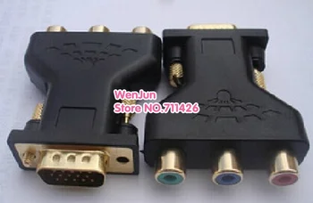 Nemokamas Pristatymas Nauja VGA iki RGB & RGB VGA Konverteris Adapteris VGA Jungties ADAPTERIS 50pcs-100vnt