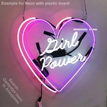 Neoninis Ženklas, Neon Širdies gyvis Pub Nekilnojamojo Stiklo Vamzdžiai Meno Lempos neon 