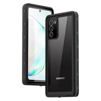 Nepralaidus vandeniui Anti-knock telefono dėklas, skirtas Samsung Galaxy Note, 20 Ultra 360 viso Kūno Patikima Aišku, Atgal Padengti