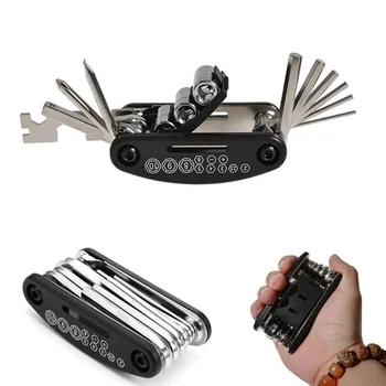 Nešiojamų lizdas MTB Kalnų ciklo universalus raktas Turistinis kišenėje multi įrankis, Atsuktuvas, Motociklų, dviračių nuoma allen išspręsti