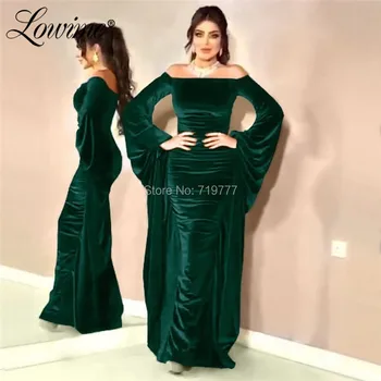 Nuo Peties Dubajus Vakarinę Suknelę Abendkleider 2020 M. Saudo Arabija Ilgomis Rankovėmis Undinė Dubajus Suknelės Moteris Vakarėlis Chalatai