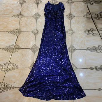 Ocstrade Tvarstis Suknelė Seksualus China Royal Blue Tvarstis Suknelė Bodycon 2021 Naujas Vasaros Moterų Berankovis Naktinis Klubas Šalis Suknelės