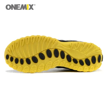 Onemix Vyrų Sportas Bėgimo Bateliai Sneaker Oro Kvėpuojantis Akių Sporto Runner Bėgimo Trenerių Žmogui vasarą Pėsčiomis 7 Spalvų 1092