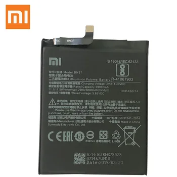 Originalus Telefonas, Baterija Redmi 6 Baterijos Xiaomi hongmi 6A BN37 Pakeitimas, Baterijos Mažmeninė Pakuotės Raudonųjų ryžių Redmi6 bateria