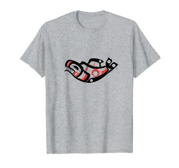 Orka Orka - Šiaurės Vakarų Pakrantėje Formline Dizaino T-Shirt