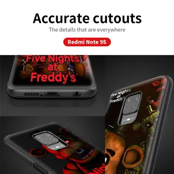 Penkios Naktys Freddy Fnaf Fredis Padengti Xiaomi Redmi Pastaba 8 9 Pro 9S 8T 9 8 7 K30i 10X 5G 9 8 6, 7A K30 Telefono Coque Shell