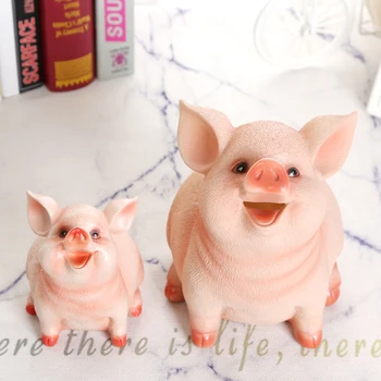 Piggy piggy bank piggy bank taupyklė animacinių filmų kiaulių žaislų kiaulių metų dovana