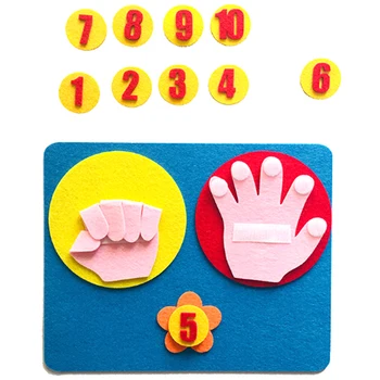 Pirštų Skaičiavimo 1-10 Mokymosi Darželį, Matematikos Švietimo Žaislas Piršto Numeriai Nustatyti Matematikos Mokymo Pagalbos Vaikams Matematikos Žaislai