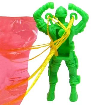 Plastikinės Kortelės Parašiutu Žaislas Lauke Karys Vertus Thg Parašiutu Žaislai Vaikams, Berniukams, Mergaitėms, Dovanos