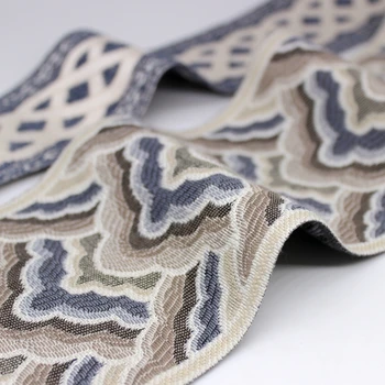 Pločio Juostelė tvido namų tekstilės Siuvinėjimo nėrinių Japonų stiliaus rankų darbo užuolaidų accessories nėriniai apdailos juostos 2yards/daug