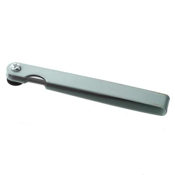PPYY NAUJAS -SODIAL(R) Sidabro Tonas Metalo Metrinių Skirtumas Storis Feeler Gauge Geležtės 0.02-1mm Įrankis
