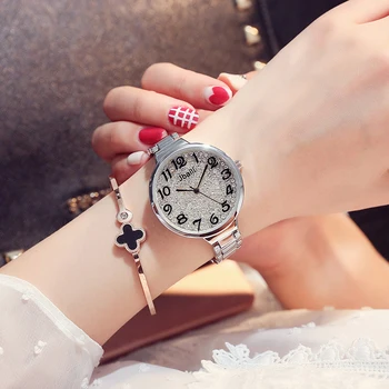 Prabanga Moterų Kvarcas Laikrodžio Apyrankė Diamond Priedai Nerūdijančio Plieno Riešo Laikrodžių Mados Kristalų Laikrodžių Reloj Mujer Relojes