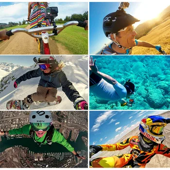 Priedai GoPro Riešo 360 Laipsnių Sukimosi Reguliuojamas Krūtinės Mount Diržas Diržas GoPro Hero 7 6 5 4 3+ SJcam YI Sporto Fotoaparatas