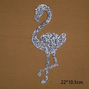 Putojantis kalnų krištolas Flamingas Modelio Drabužių Dėmės Mados Blizgučiais 