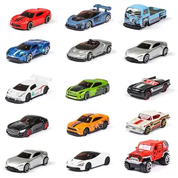 RCtown 5VNT 1:64 Imituojamas Vaikų Žaislas Multi-Stiliaus Ridenimas Lydinio Mini Automobilio Modelį