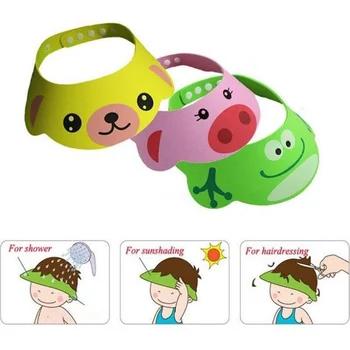 Reguliuojama Kūdikio Saugumo Vonia Produkto Vaikams, Cartoon Keičiamo Dydžio Dušo Kepuraitė Vonia, Maudymosi Šampūno Kepurė Hat Plauti Plaukų Shield Bžūp