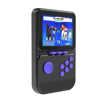 Retro Nešiojamas Mini Nešiojamą Žaidimų Konsolę Spalvotas LCD Vaikai Spalvų Žaidimas Žaidėjui NE\MAME\MD\GBA\SFC Išsaugoti/Įkelti 512M\64G TF Kortelė