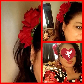 Rožių Gėlių Plaukų Įrašą Skaidrių Flamenko Šokėja Pin Gėlių Segė Lady Plaukų Formavimo Įrašą Plaukų Aksesuarai