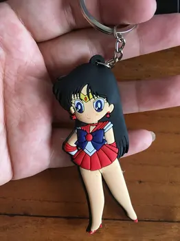 Sailor moon Mados Anime Key Chain PVC Pav paketų prižiūrėtojų raktinę Animacinių filmų Keychain Keyholder Gimtadienio Dovanos Unisex NAUJAS