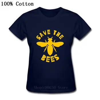 Savanorių T-Shirt Moterims Išgelbėti Žemę Aplinkos Bičių Rūšies Grafinis Marškinėliai Veganų Hipster Drabužius Išsaugoti Bites, Vabzdžių Marškinėlius