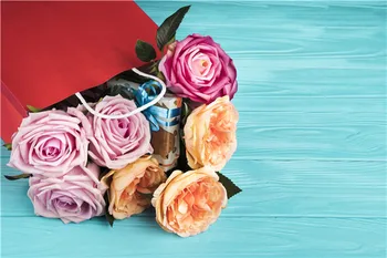 SHENGYONGBAO Vinilo Custom, Fotografija Backdrops Rekvizitai Gėlių ir Medienos Lentos temą fotostudijos Fono 20212-31
