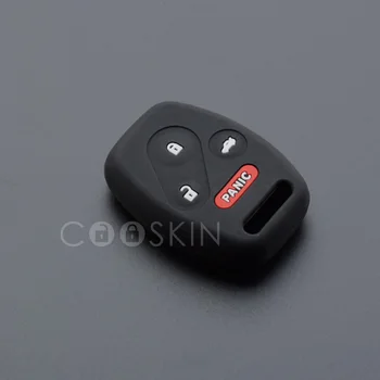 Silikoninė guma automobilio raktas padengti atveju Honda ACCORD TINKA CIVIC ODYSSEY 2005-2007 m. 4 mygtuką klavišą raštas 10vnt/daug