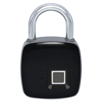 Smart Keyless pirštų Atspaudų Lock USB Įkrovimo IP65 Vandeniui Anti-Theft Saugumo Spynos, Durų Bagažo Atveju Užraktas