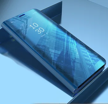 Smart Veidrodis, Flip telefono dėklas Samsung Galaxy A10 A20 A30 A40 A50 A60 A70 A80 A90 A9 M10 Pro 2019 atsparus smūgiams Apsauginis
