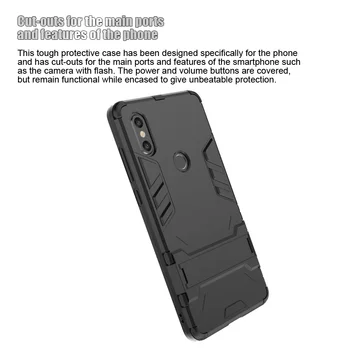 Sunkiųjų Šarvų Atveju Galinio Dangtelio Xiaomi Redmi 3/4/4 Pro/4Prime 2 1 Kieto PC & Minkštos TPU Case for Redmi 4A/5A