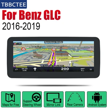 TBBCTEE Android 2 Din Auto Radijo Mercedes Benz GLC 2016~2019 Automobilio Multimedijos Grotuvas GPS Navigacija Radijo Stereo
