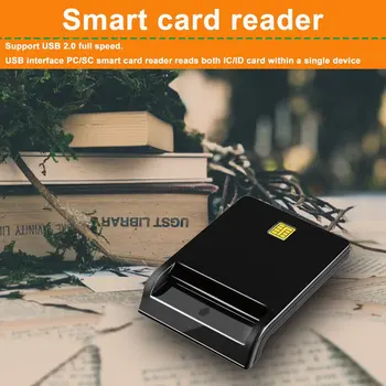 USB 2.0 Smart Chip Card Reader Flash Multi Atminties Kortelių Skaitytuvas IC / ID Kortelių Skaitytuvą, 