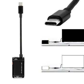 USB-C C Tipo HDMI-suderinama Splitter su Maitinimo Prievadas Funkcija USB 3.1 C Tipo Konverteris Vyrų ir Moterų MHL 