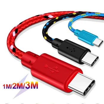 USB C Tipo Kabelis Xiaomi Redmi 7 Pastaba mi9 USB C Kabelio 