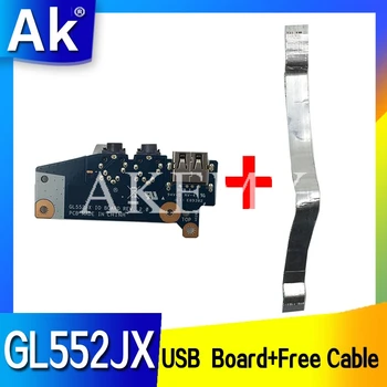 USB Valdybos Audio jungtis Valdybos ASUS GL552 GL552J GL552JX ZX50J Nešiojamas TESED GERAI, Laisvas Kabelinė