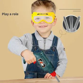Vaikai Modeliavimas Remonto Įrankių Rinkinys Plastiko Apsimesti Žaisti Atsuktuvas Išardymas Žaidimo, Mokymosi, Švietimo Žaislai Berniukams CT0154