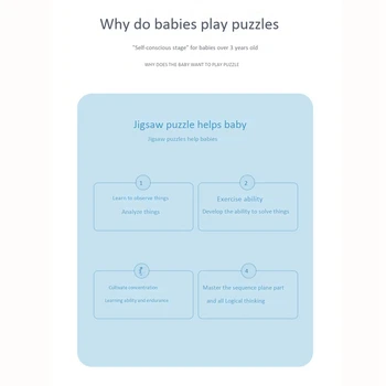 Vaikų Puzzle Dėlionės Darželio Kūdikių Ankstyvojo Ugdymo Pažinimo Žvalgybos Plėtra