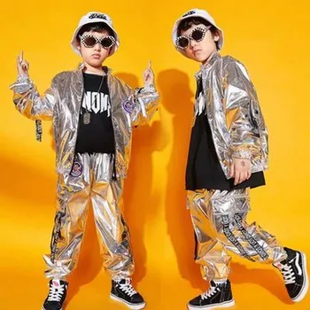 Vaikų veiklos drabužiai berniukams, hip hop hip-hop kostiumas vaikų hip-hop būgno darželio šokių drabužiai mergaitėms