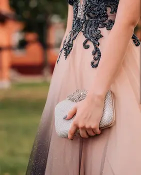 Vakarinę Suknelę 2020-Line Kristalų Duobute Rankovių Grindų Ilgis, V-Kaklo, Moterims Oficialią Šalies Chalatai