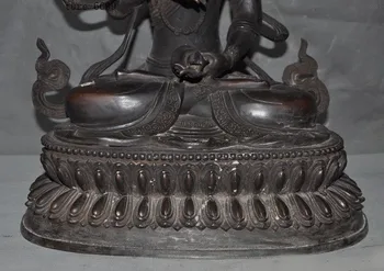 Vestuvių dekoravimas Senojo Tibeto budizmo bronzos Vajrasattva kwan-yin Bodhisatvos deivė budos statula