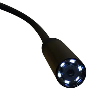 Video Apžiūra Borescope 8,5 mm Fotoaparatą, Galvos Pramonės 2000mm USB Kabelis HD 6 LED Šviesos Juosta Stiliaus Endoskopą SnakeScope
