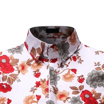 Vyriški naują asmeninį mados verslo atsitiktinis trumpomis rankovėmis atspausdintas marškinėliai Havajų marškinėliai vyrams marškinėliai streetwear suknelė marškinėliai