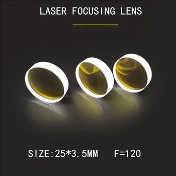 Weimeng 10 vienetų 25*3,5 mm F=120 lazerio fokusavimo veidrodėliai JGS1 KVARCO 1064nm AR Plano išgaubtos lazerio aparatas optinis prietaisas