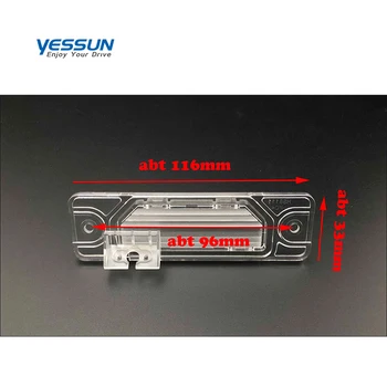 Yessun galinio vaizdo Kamera Renault koleos I 2008~2016 naktį mano, atsarginę kamerą (licenciją), veidrodinis fotoaparatas