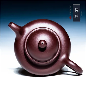 Yixing raudonos smėlio puodą originalus rūdos įsisavinti visą ranką pramonės didelės talpos grynas, rankų darbo arbatinukas Gongfu arbatos puodą Violetinė purvo didelis