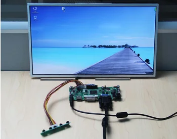 Yqwsyxl Kontrolės Valdyba Ekranas Su garsiakalbiu Rinkinys LP156WH4-TLN1 HDMI+DVI+VGA LCD LED ekrano Valdiklio plokštės Tvarkyklės