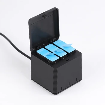 Įkrovimo Box 3 Kanalų USB Kamera, Baterija, Kroviklis, Galia -GoPro HERO 9 Black null