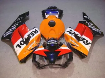 Įpurškimo lauktuvės komplektai Honda 2004 m. 2005 m CBR1000RR CBR 1000 RR 04 05 CBR 1000RR orange blue repsol purvasargiai dalys