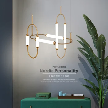 šiaurės pramoninio projektavimo meno apšvietimo valgomasis spalva laido šviesos dizaino lempa kabo lempa cocina accesorio ventilador de techo