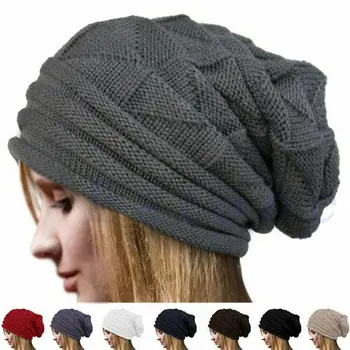 Šiltos Žiemos Skrybėlę Moterų Kepuraitė Kepurės Vyrams Unisex Mados Nėrimo Vilnos Trikotažo Beanie Skrybėlių invierno turbaną skrybėlę